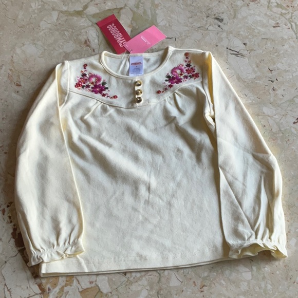 NWT Gymboree girls velour set, sequence and embroidery embellishments, size 5 - Picture 3 of 6